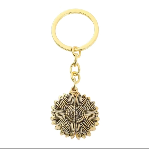 New sunflower inspirational keychain - Picture 3 of 4